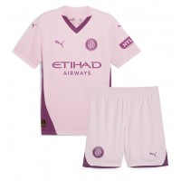 Camiseta Girona Tercera Equipación Replica 2024-25 para niños mangas cortas (+ Pantalones cortos)